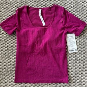 Lululemon Ebb to Street Short Sleeve Top Size 8